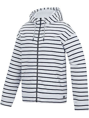 Veste à capuche motif/style rayé bayletta - regatta