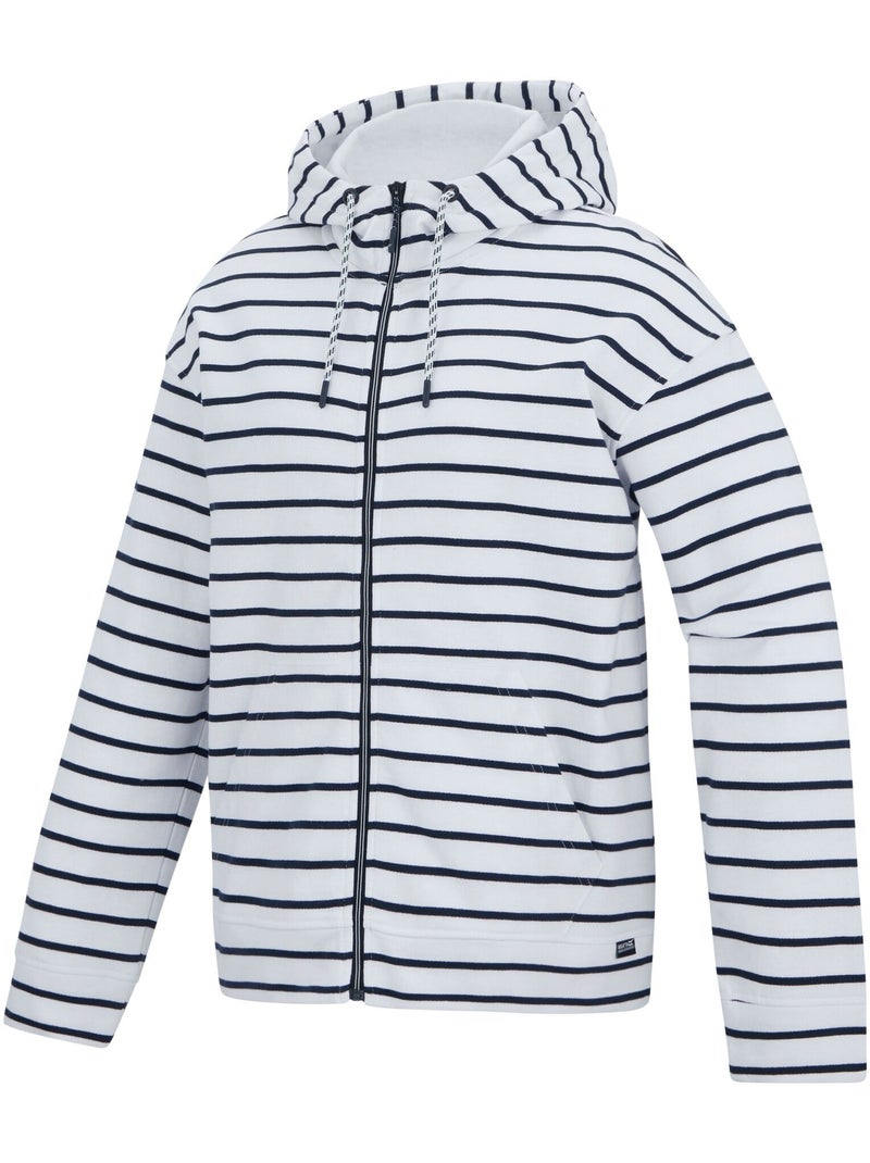 Veste à capuche motif/style rayé bayletta - regatta Blanc Bleu - Kiabi
