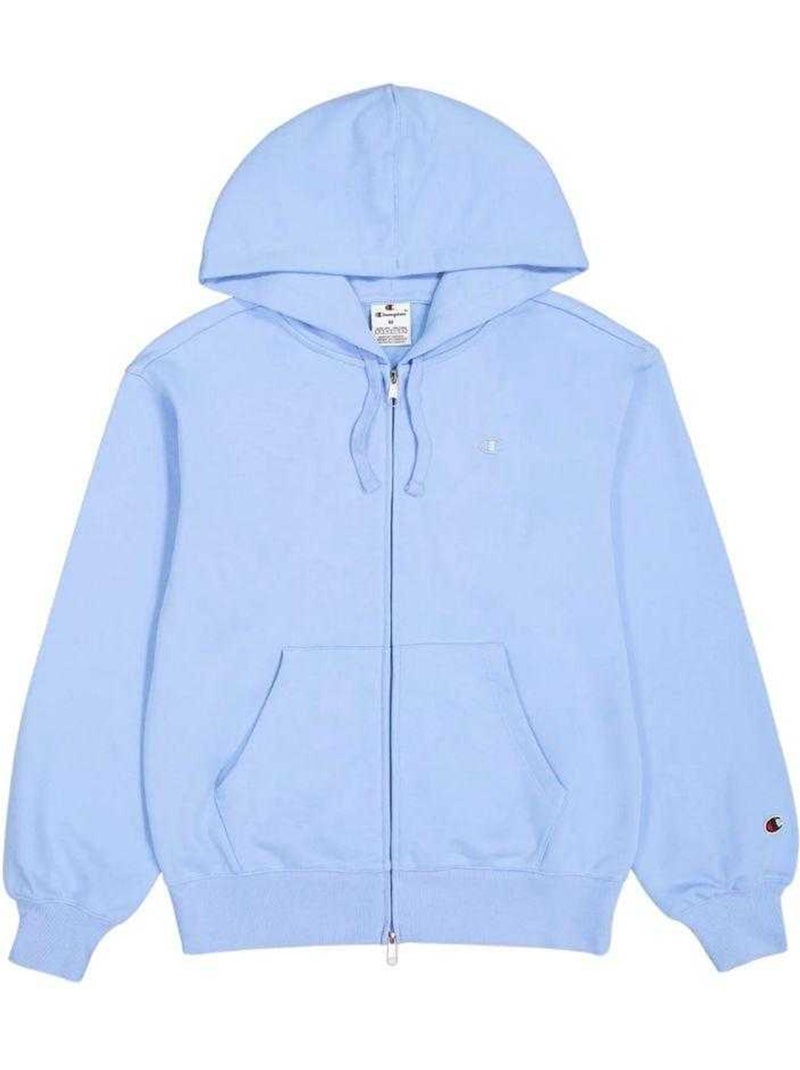 Veste à capuche motif/style uni - champion Bleu - Kiabi