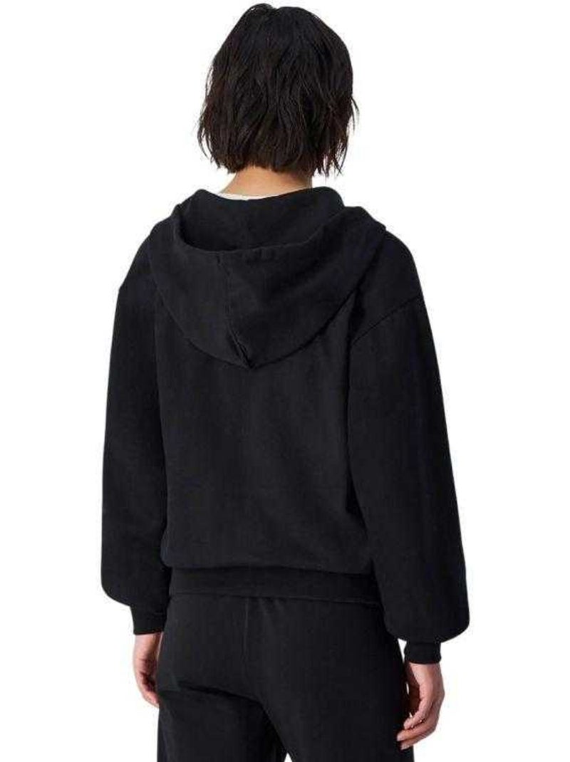Veste à capuche motif/style uni - champion Noir - Kiabi