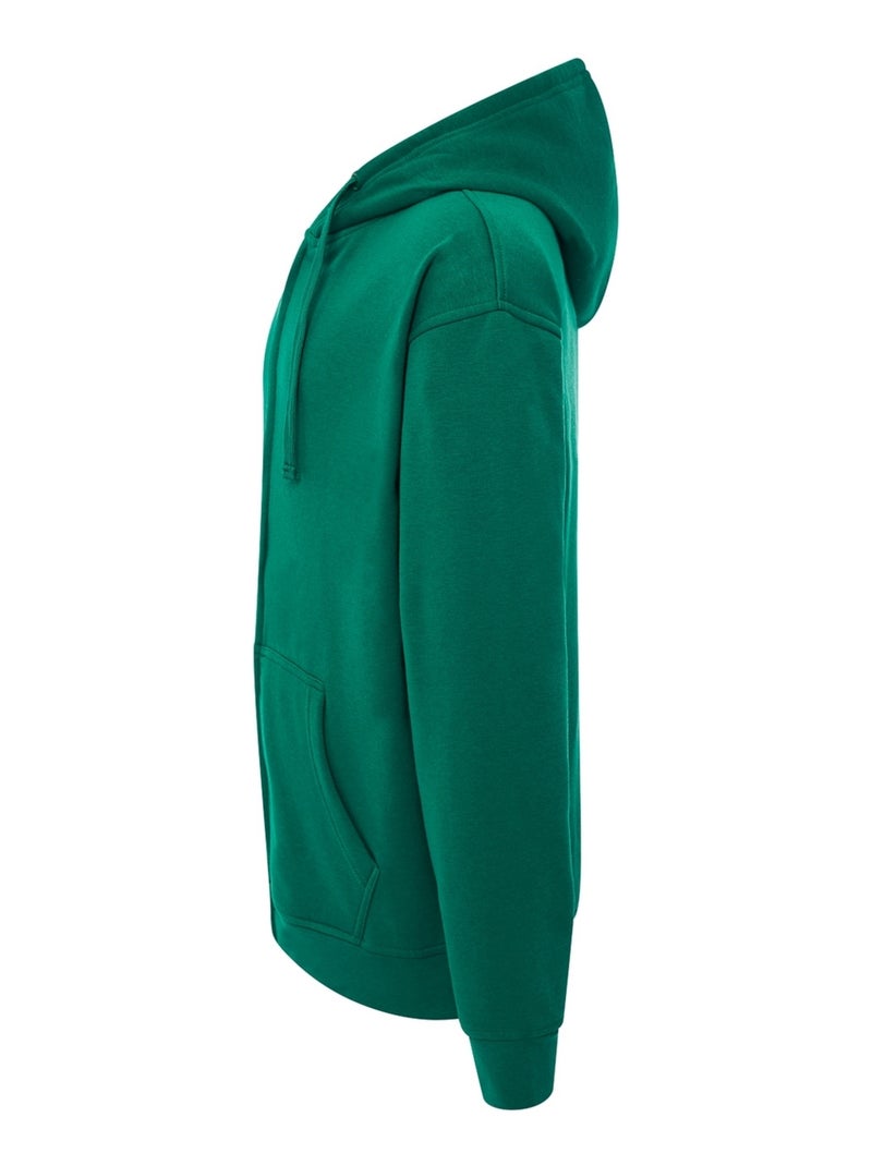 Veste à capuche motif/style uni - jhk Moutarde - Kiabi