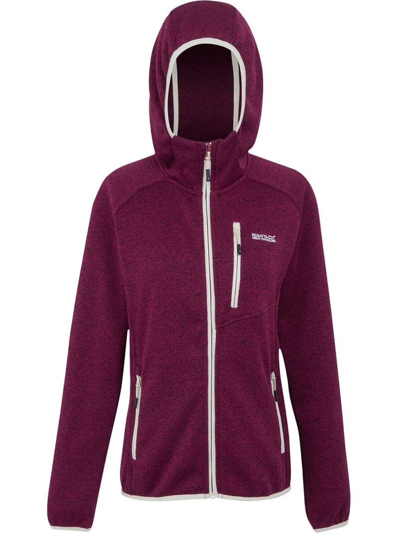Veste à capuche newhill - regatta Rouge bordeaux - Kiabi
