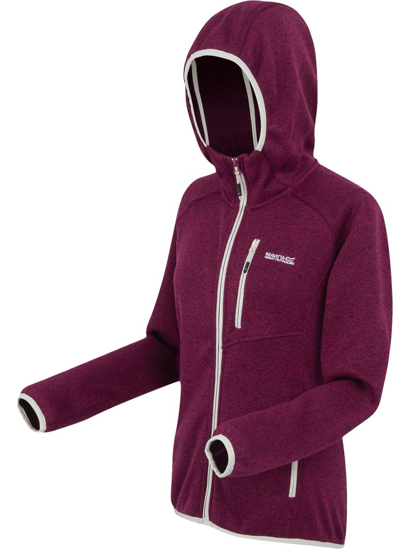 Veste à capuche newhill - regatta Rouge bordeaux - Kiabi