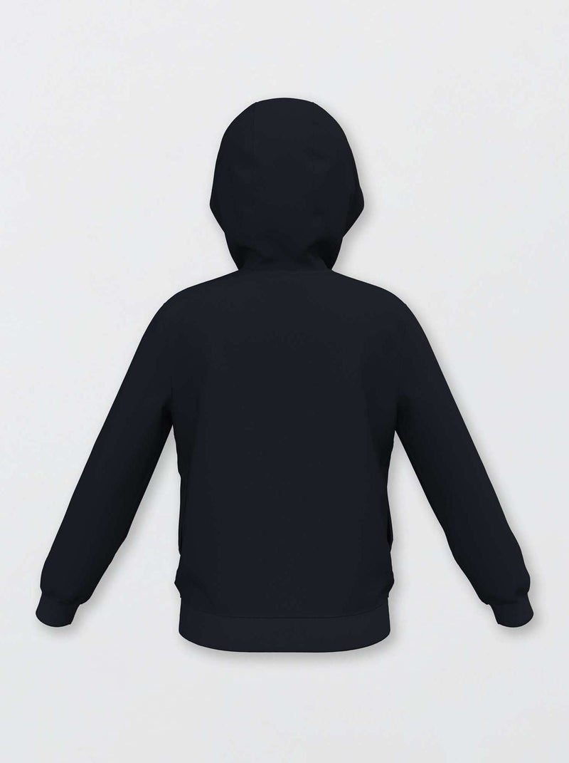 Veste à capuche noir - Kiabi