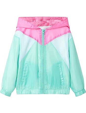 Veste à capuche patchwork en polyester avec doublure coton élasthanne - vidaxl