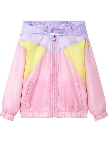Veste à capuche patchwork en polyester avec doublure coton élasthanne - vidaxl