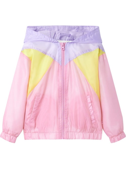 Veste à capuche patchwork en polyester avec doublure coton élasthanne - vidaxl - Kiabi