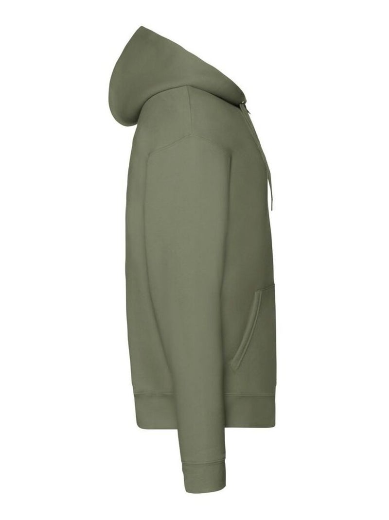 Veste à capuche premium - fruit of the loom Bordeaux - Kiabi