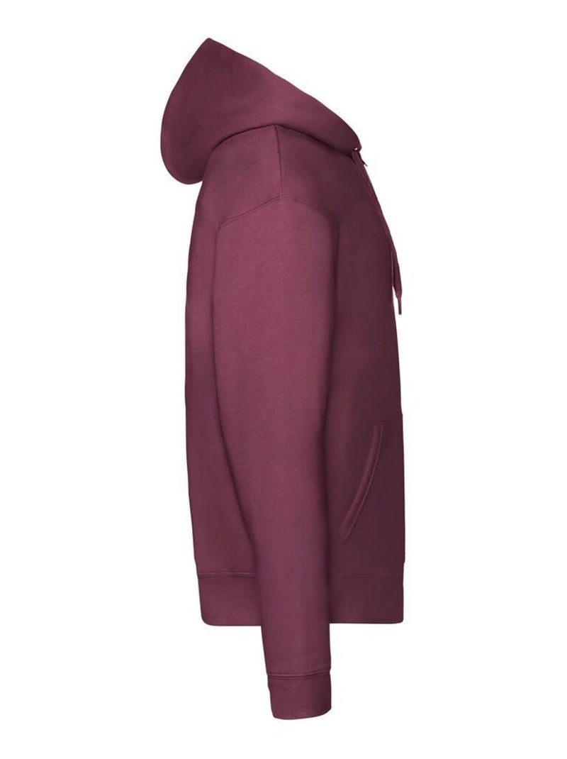 Veste à capuche premium - fruit of the loom Vert olive - Kiabi