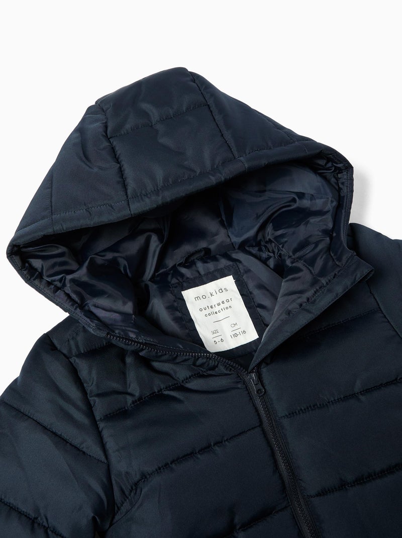 Veste à capuche rembourrée, MO Fashion Bleu - Kiabi