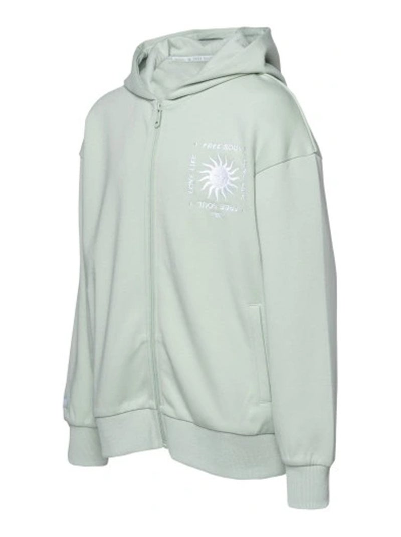 Veste à capuche rigel - hi-tec Menthe/Turquoise/Blanc - Kiabi