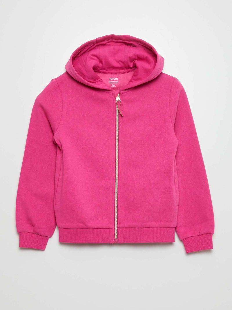 Veste à capuche Rose - Kiabi