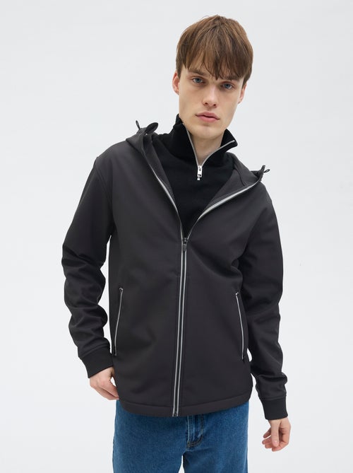 Veste à capuche softshell uni 'JJ Rebel' - Kiabi