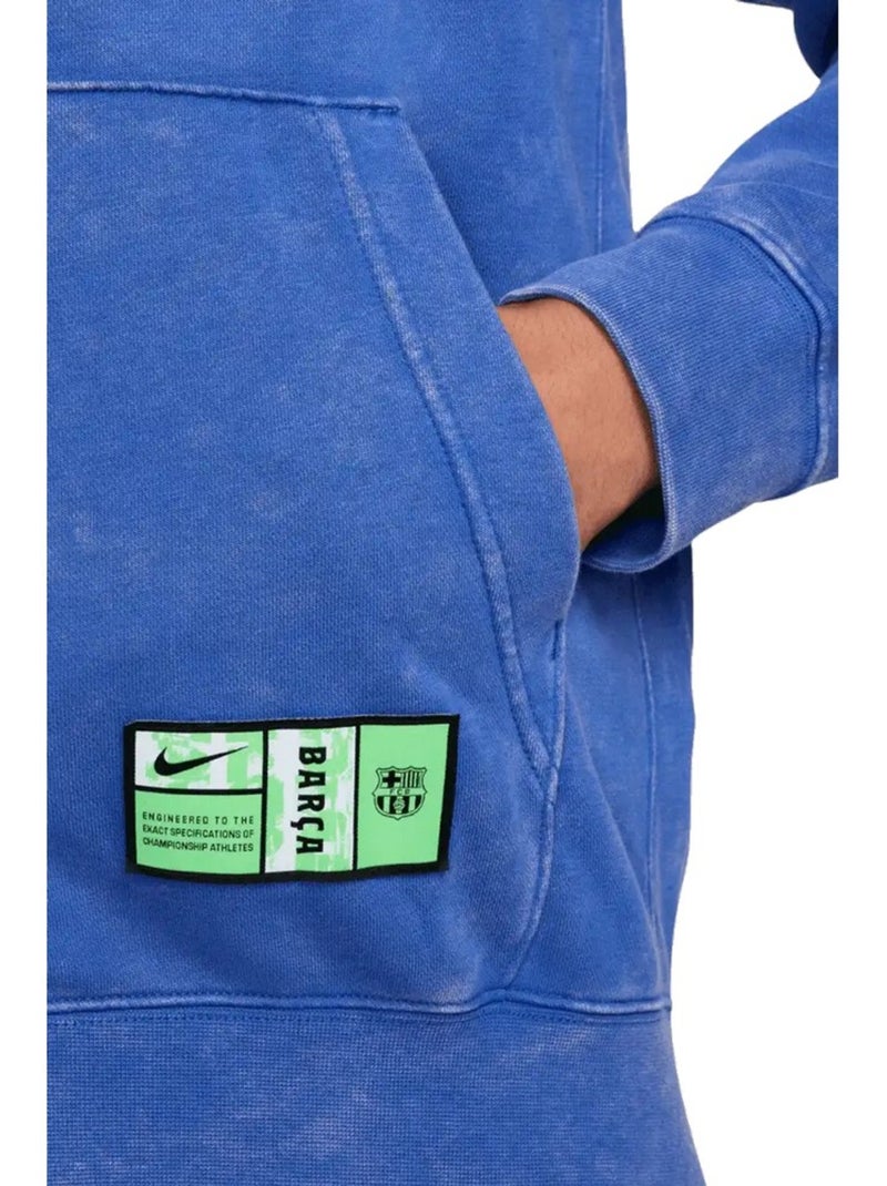 Veste à capuche style fc barcelone third - nike Bleu - Kiabi
