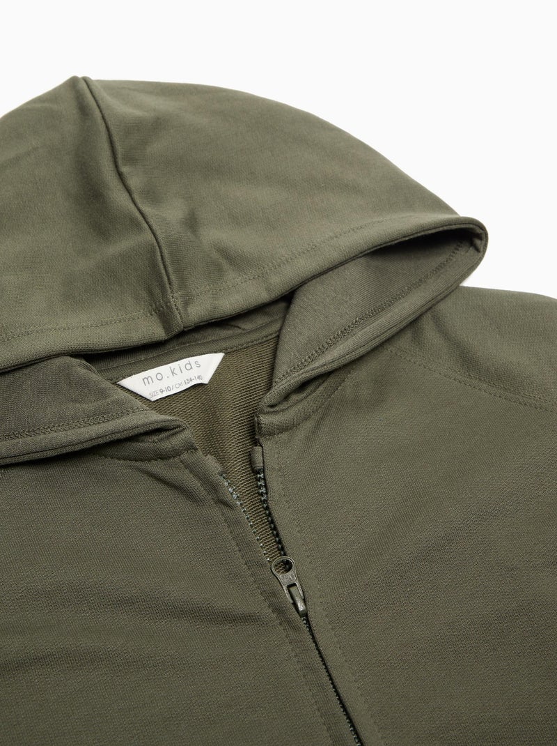 Veste à capuche Vert - Kiabi