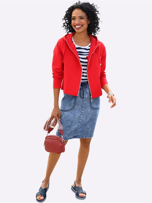 Veste à Capuche Veste Mi-saison Légère - Taille Standard - helline - Kiabi