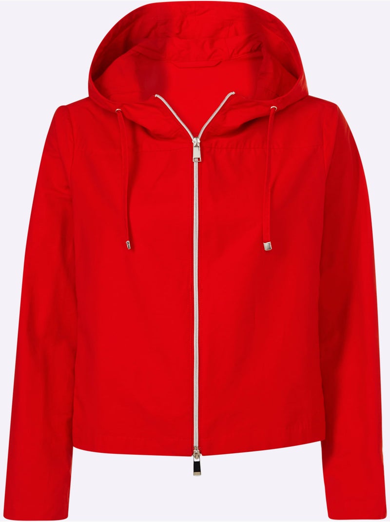 Veste à Capuche Veste Mi-saison Légère - Taille Standard - Helline Rouge - Kiabi