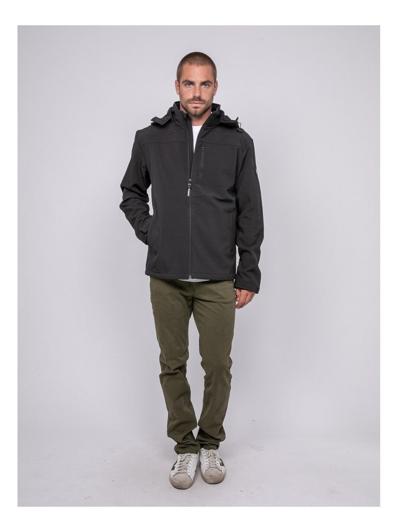 Veste à capuche WALUSKA Noir - Kiabi