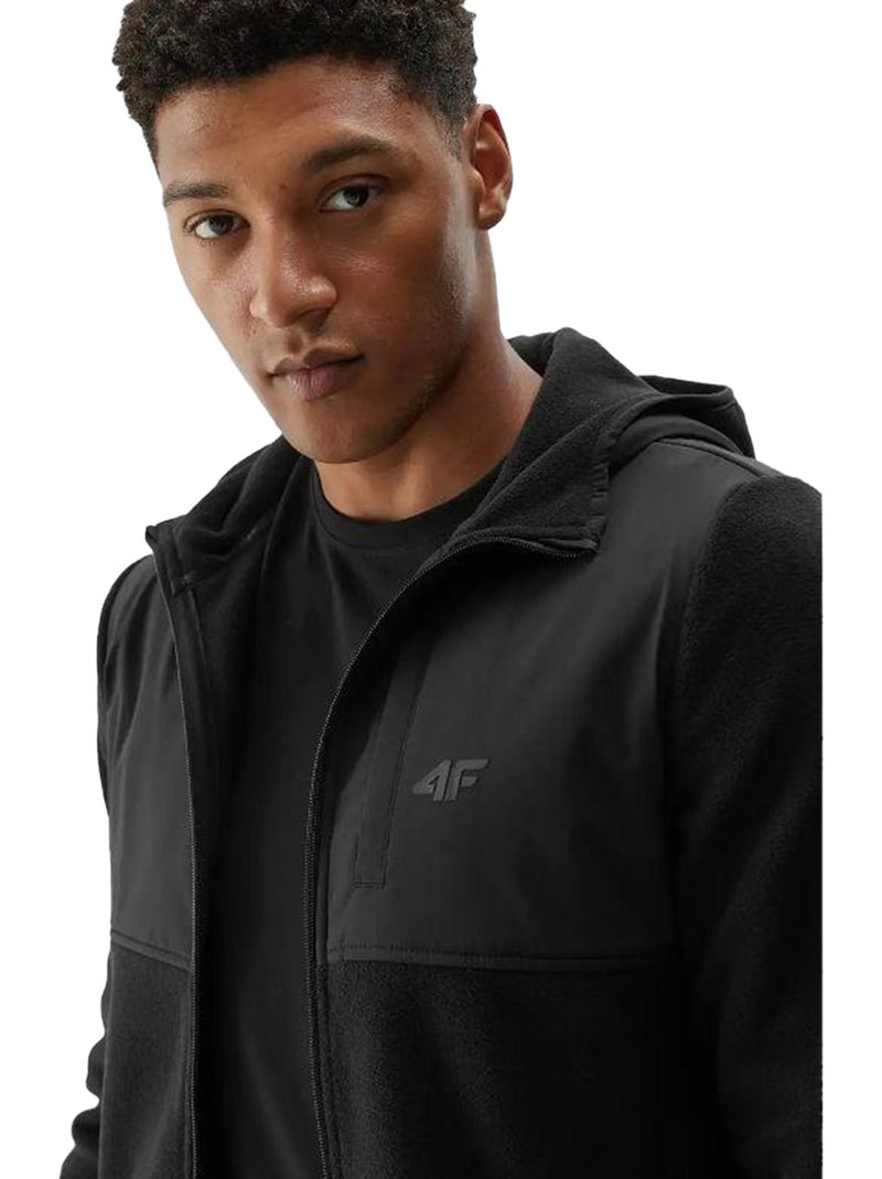 Veste à capuche waw24tflem269 - 4f Noir - Kiabi