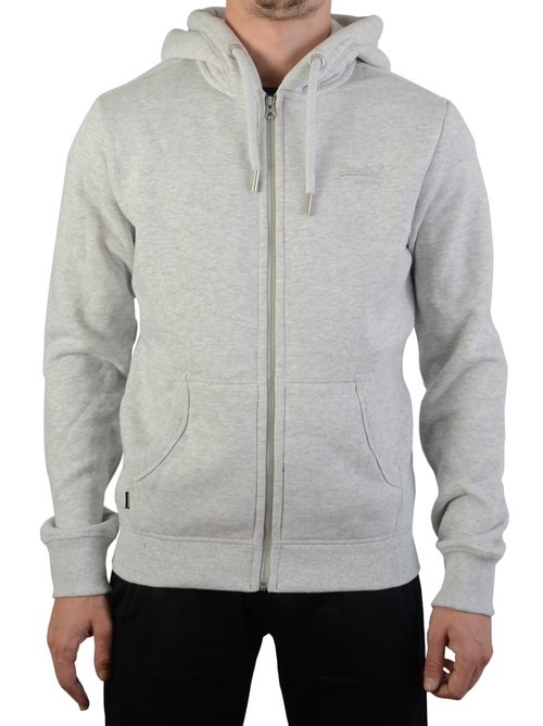 Veste à Capuche Zippé Superdry Vintage Logo Emb - Kiabi