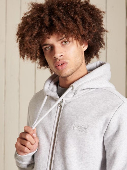 Veste à Capuche Zippé Superdry Vintage Logo Emb - Kiabi
