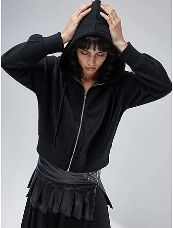 Veste à capuche zippée avec poches busem
