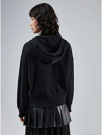 Veste à capuche zippée avec poches busem