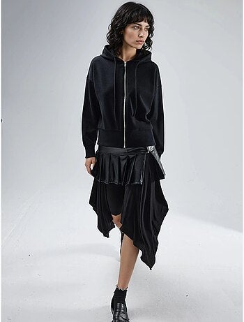 Veste à capuche zippée avec poches busem