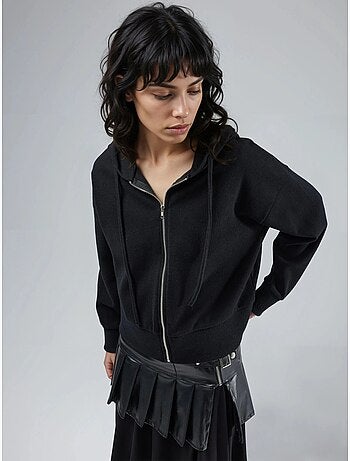 Veste à capuche zippée avec poches busem