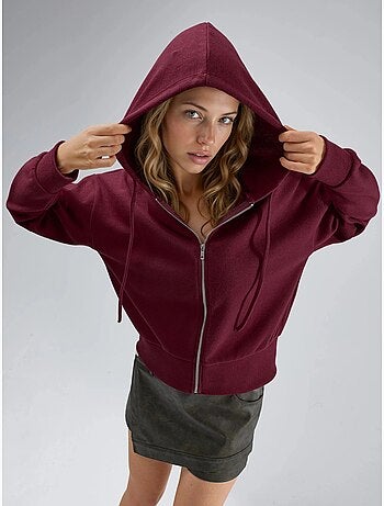 Veste à capuche zippée avec poches busem