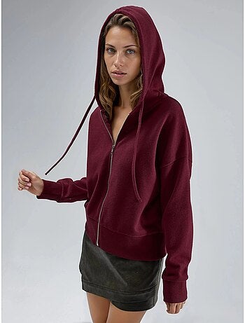 Veste à capuche zippée avec poches busem