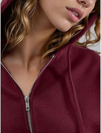 Veste à capuche zippée avec poches busem