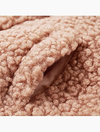 Veste à capuche zippée en fausse fourrure - vidaxl
