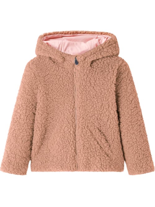 Veste à capuche zippée en fausse fourrure - vidaxl - Kiabi