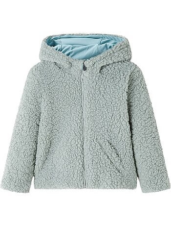 Veste à capuche zippée en fausse fourrure - vidaxl