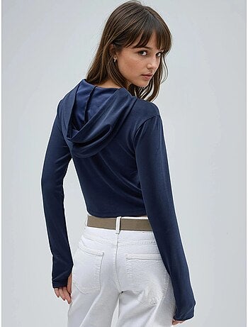 Veste à capuche zippée et coupe classique busem