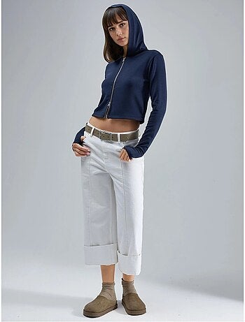 Veste à capuche zippée et coupe classique busem