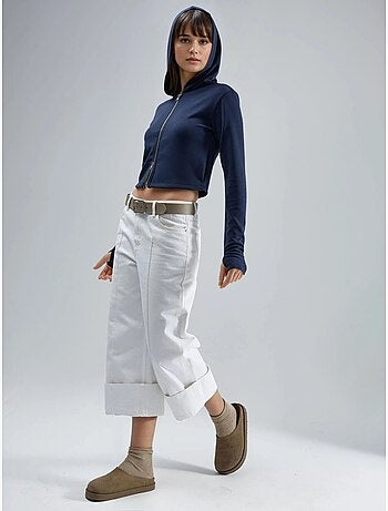 Veste à capuche zippée et coupe classique busem