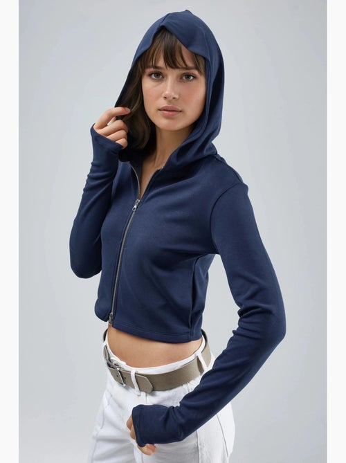 Veste à capuche zippée et coupe classique busem - Kiabi Veste à capuche zippée et coupe classique busem - Kiabi