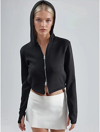 Veste à capuche zippée et coupe classique busem