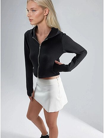 Veste à capuche zippée et coupe classique busem