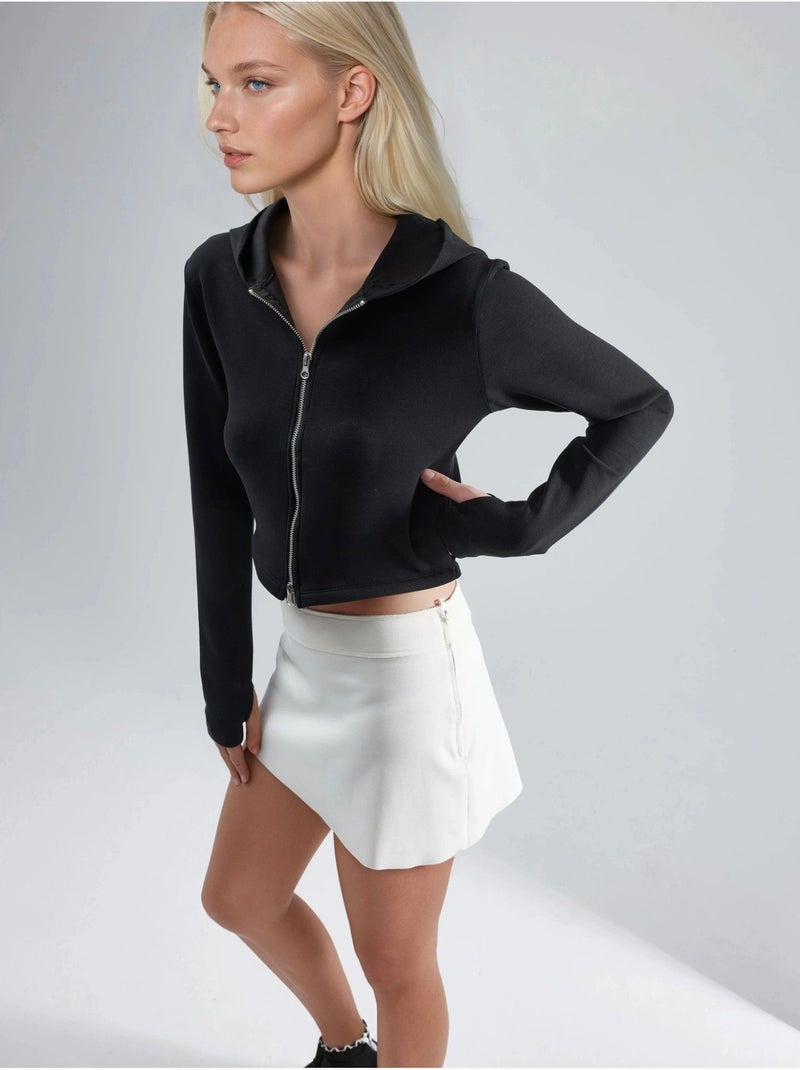 Veste à capuche zippée et coupe classique busem Noir - Kiabi
