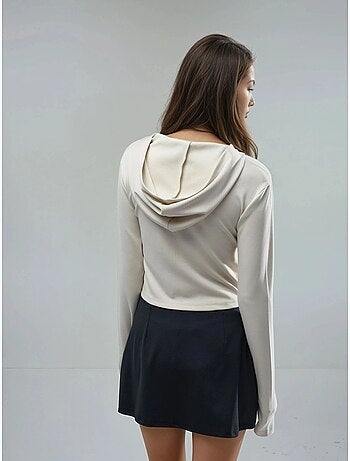Veste à capuche zippée et coupe classique busem