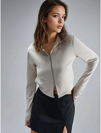 Veste à capuche zippée et coupe classique busem