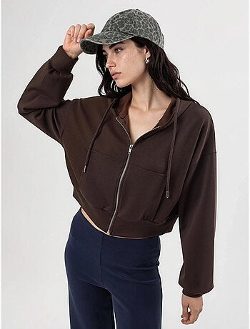 Veste à capuche zippée et coupe décontractée busem