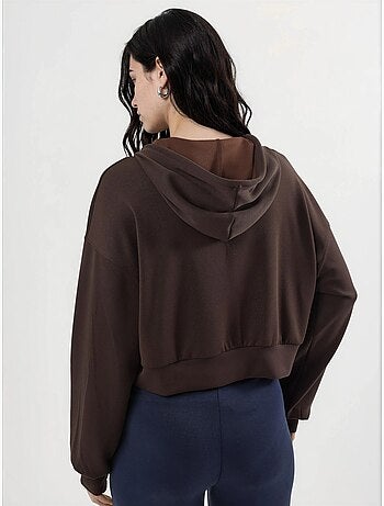 Veste à capuche zippée et coupe décontractée busem