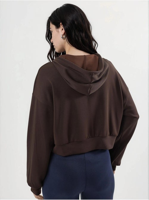 Veste à capuche zippée et coupe décontractée busem - Kiabi