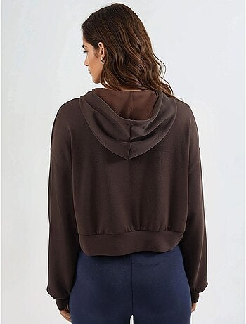 Veste à capuche zippée et coupe décontractée busem