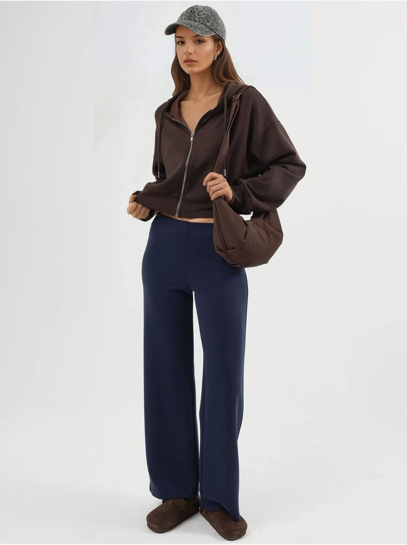Veste à capuche zippée et coupe décontractée busem Marron foncé - Kiabi