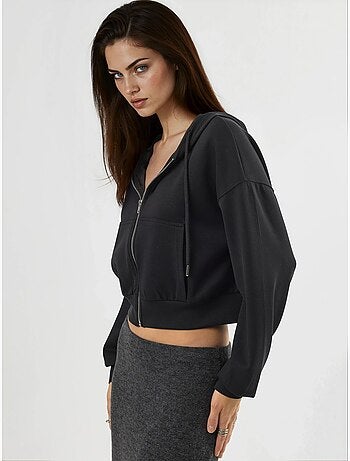 Veste à capuche zippée et coupe décontractée busem